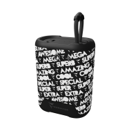 TECHMADE Speaker senza filo con pattern nera