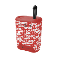 TECHMADE Speaker senza filo con pattern rossa