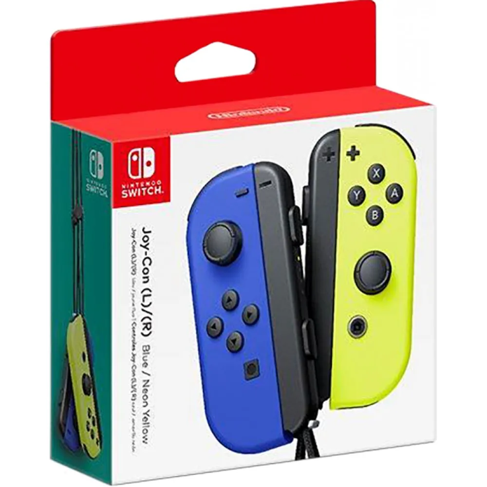 NINTENDO SWITCH JOY-CON COPPIA CONTROLLER BLU/GIALLO NEON NINTENDO SWITCH JOY-CON COPPIA CONTROLLER BLU/GIALLO NEON