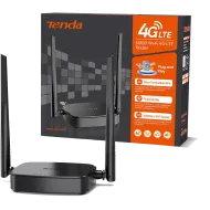 TENDA 4G05 router wireless Fast Ethernet Banda singola (2.4 GHz) Nero