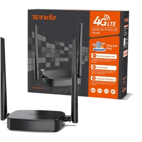 TENDA 4G05 router wireless Fast Ethernet Banda singola (2.4 GHz) Nero