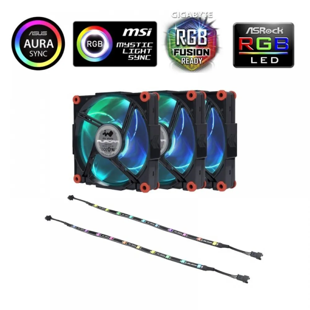 INWIN Ventola AURORA RGB-LED INWIN Ventola AURORA RGB-LED